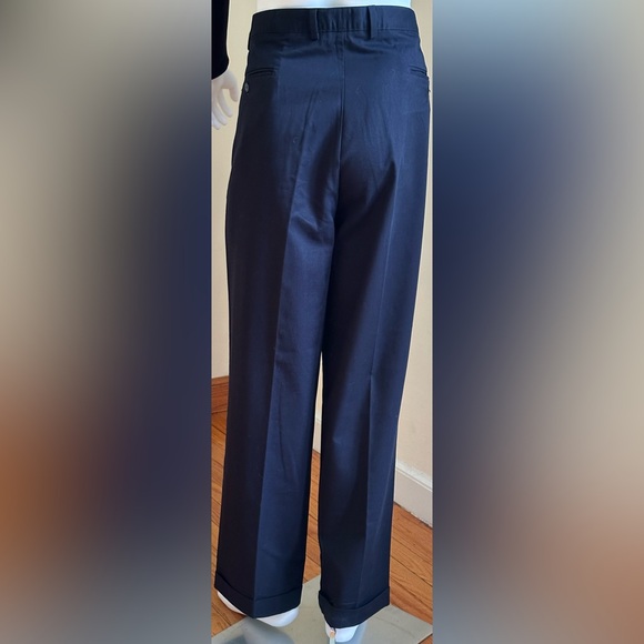 Grant Thomas Navy Blue Khakis Dressed Pants Size 42 X 30 Little Damage 2… - Picture 2 of 14
